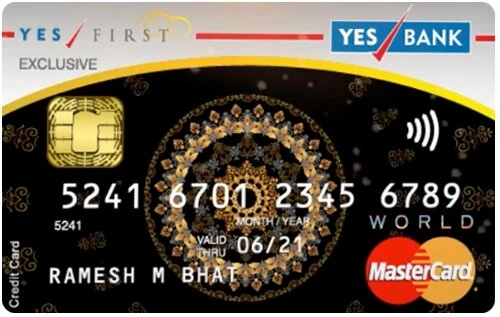 Yes Bank First Exclusive Credit Card