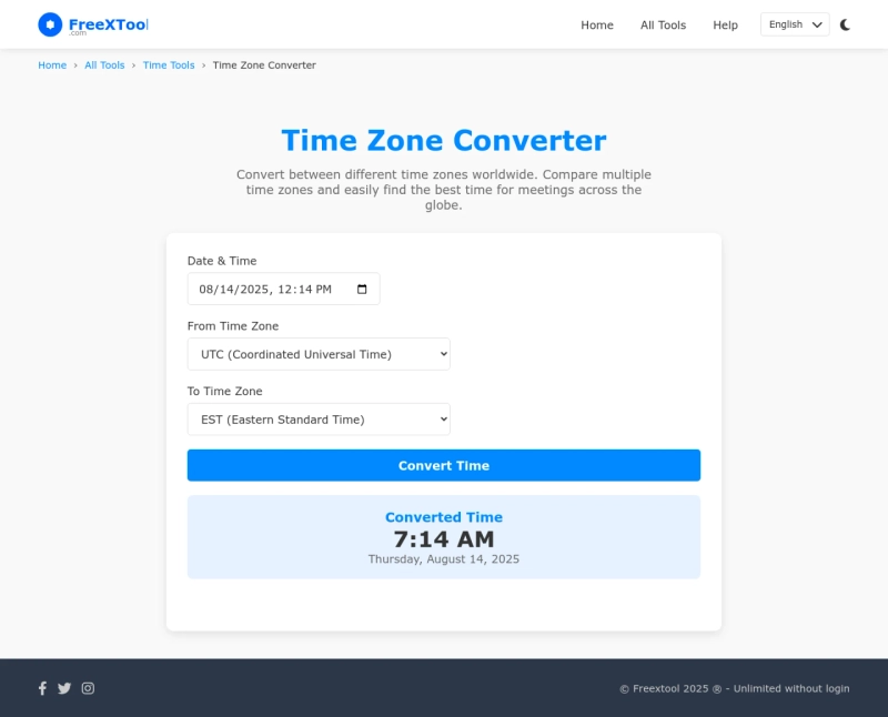 Never Miss a Global Meeting Again: The Free Timezone Converter That Feels Like Magic