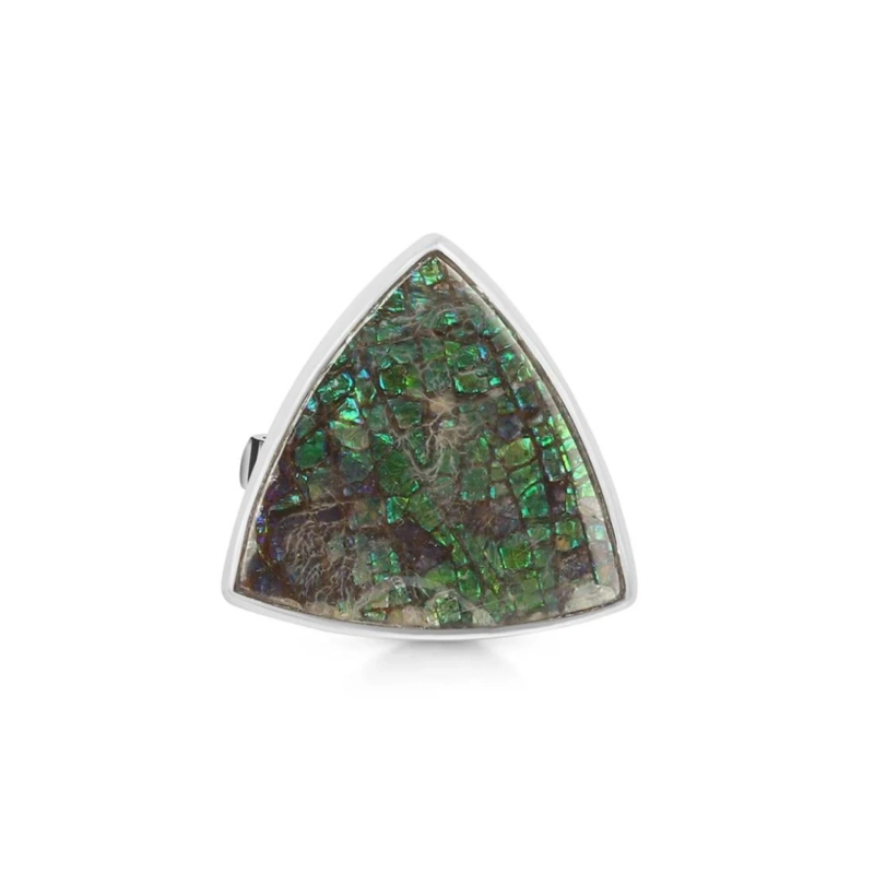 Exploring the Unique Appeal of Statement Ammolite Rings