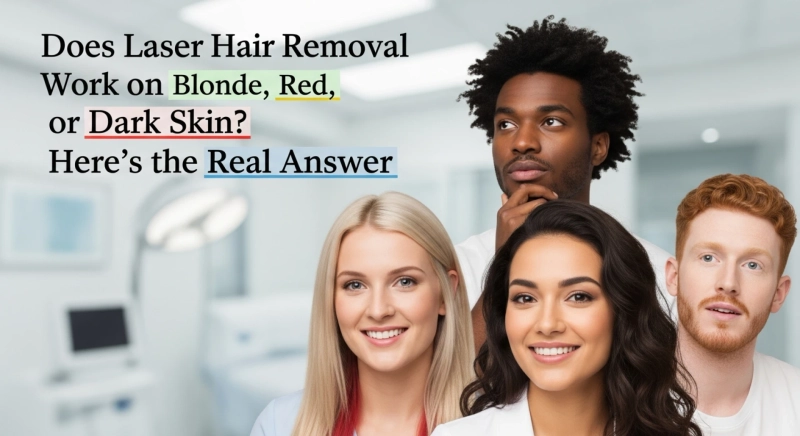 Does Laser Hair Removal Work on Blonde, Red, or Dark Skin? Here’s the Real Answer