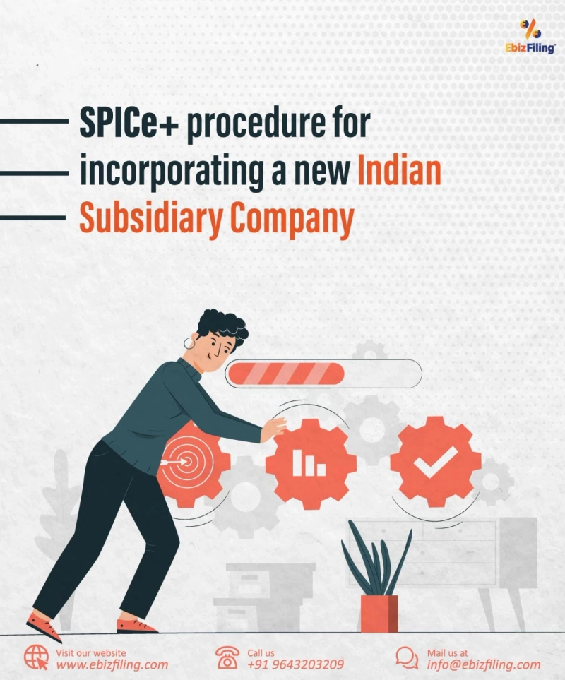 SPICe+ Procedure For Incorporating A New Indian Subsidiary Company | Ebizfiling