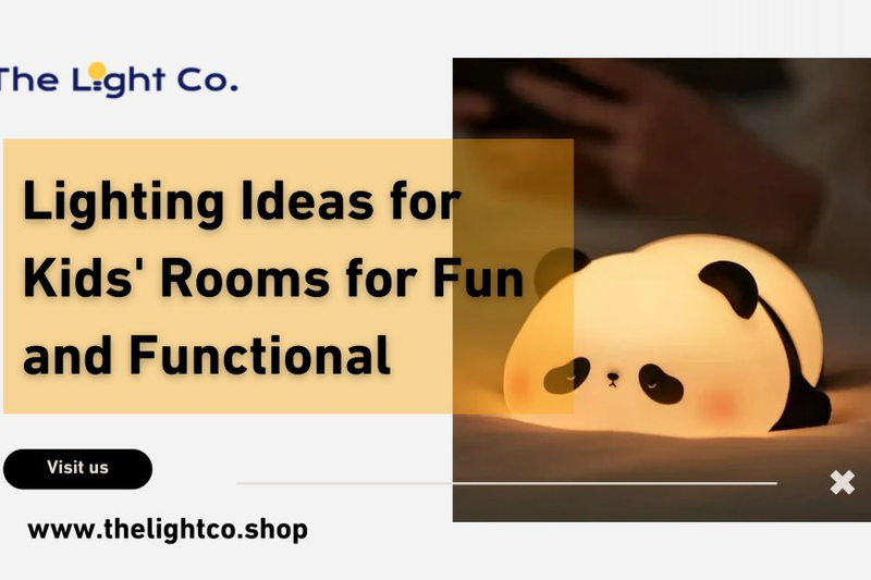 Lighting Ideas for Kids' Rooms for Fun and Functional