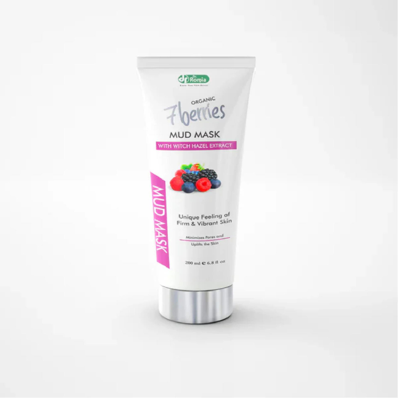 Organic 7 Berries Mud Mask – The Natural Face Mask for Skin Whitening and Glowing Skin