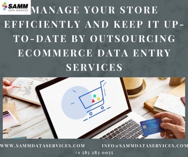 Manage your store efficiently and keep it up-to-date by outsourcing eCommerce data entry services