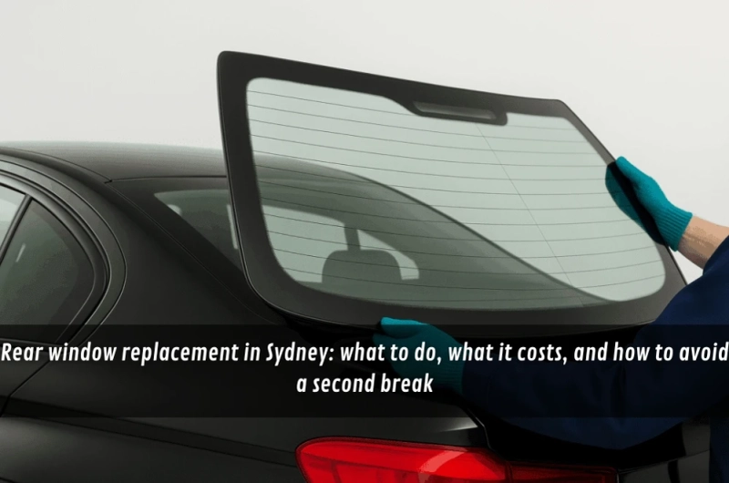 Rear window replacement in Sydney: what to do, what it costs, and how to avoid a second break