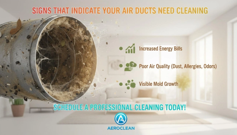 Signs That Indicate Your Air Ducts Need Cleaning
