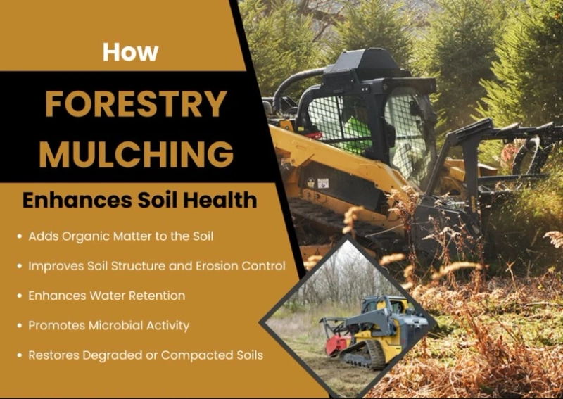 How Forestry Mulching Improve Soil Health and Ecosystem Function