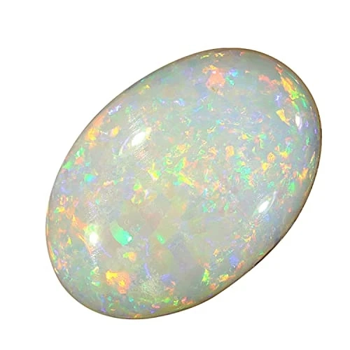 White Fire Opal Gemstone