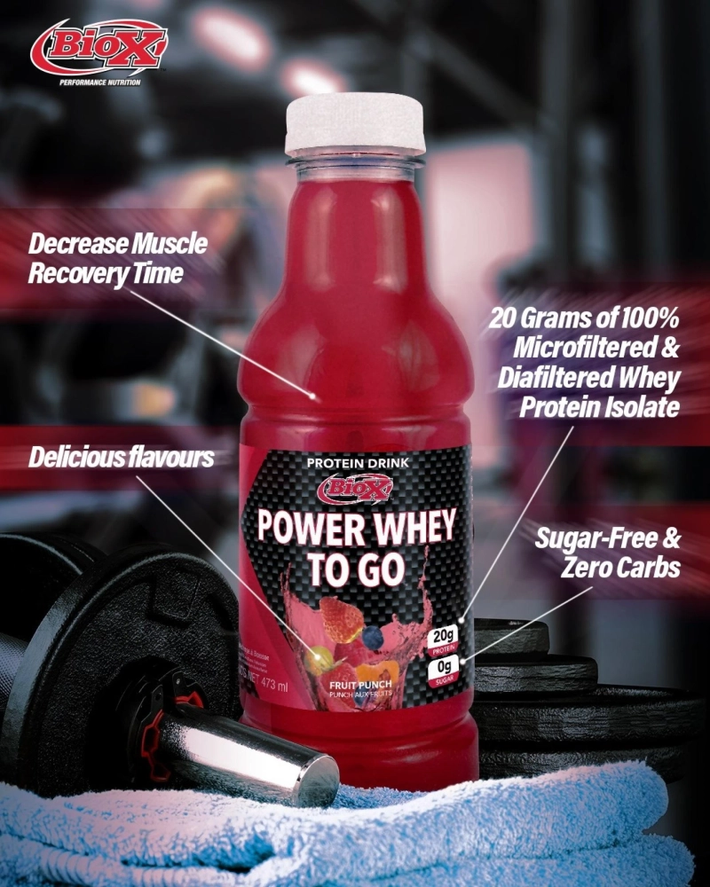 Power Whey to Go is a high Energy Protein Drink