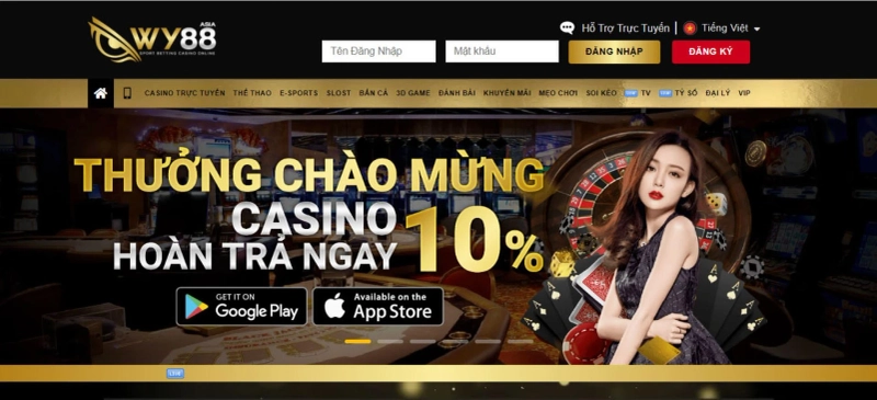 Nhà cái WY88 - Nhà cái cá cược thể thao hàng đầu Châu Á Năm 2022