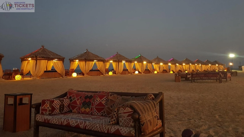 Camel rides and sandboarding side for Wales and England fans at Qatar Football World Cup