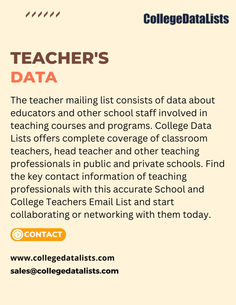 How to Use a Teachers Email List to Reach Educators