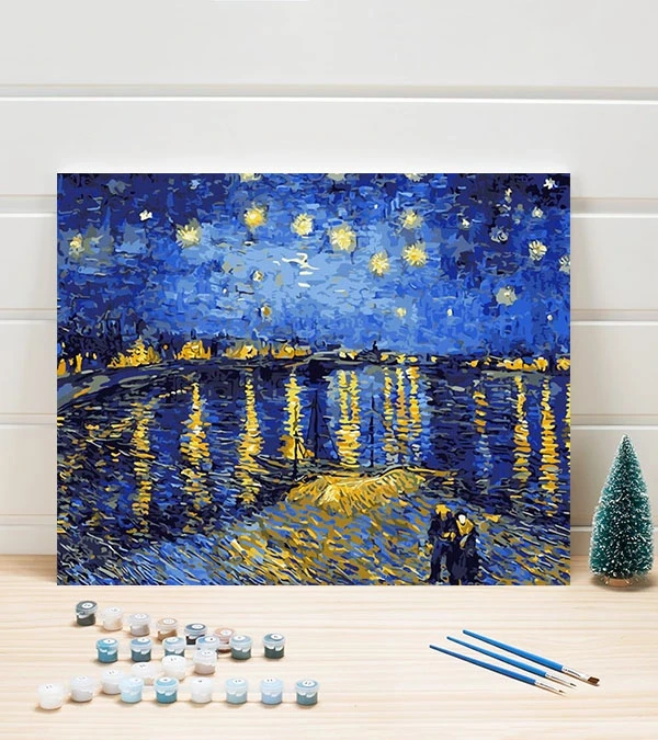 Magical Inspirations: Embrace Creativity with Dragon, Van Gogh, and Butterfly Paint-by-Numbers Kits