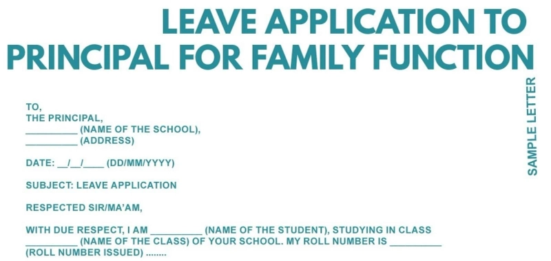 How to Write an Effective Leave Application for Family Function