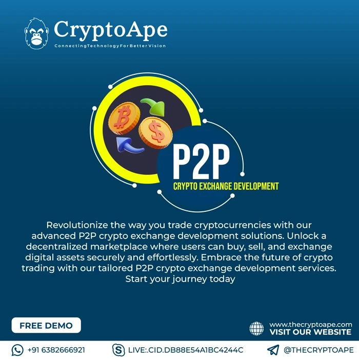What are the technical requirements for developing a scalable and high-performance P2P crypto exchange?