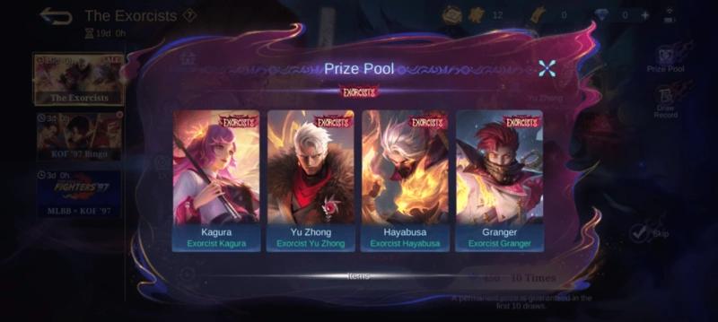 MLBB Skins - Join The Exorcists Draw Event Now!