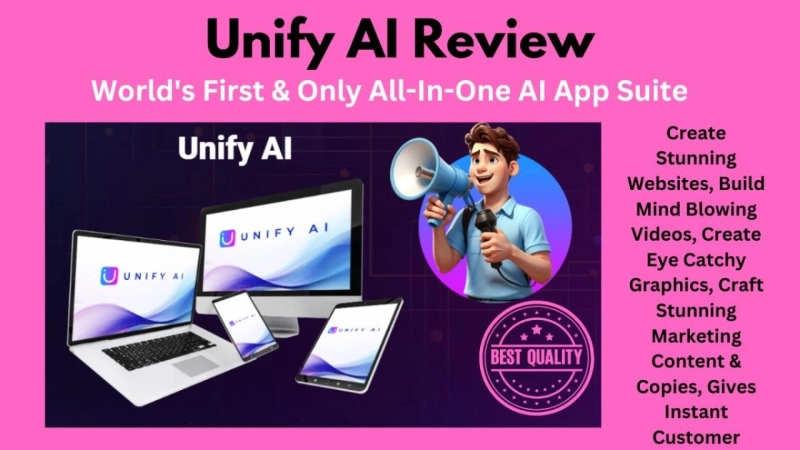 Unify AI Review: Generate Websites + Video + Graphic + Writer (All-in-One AI App)