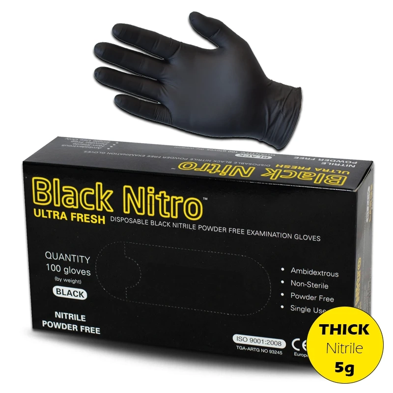 Top Banana Black Nitrile Gloves: Style, Comfort, and Protection