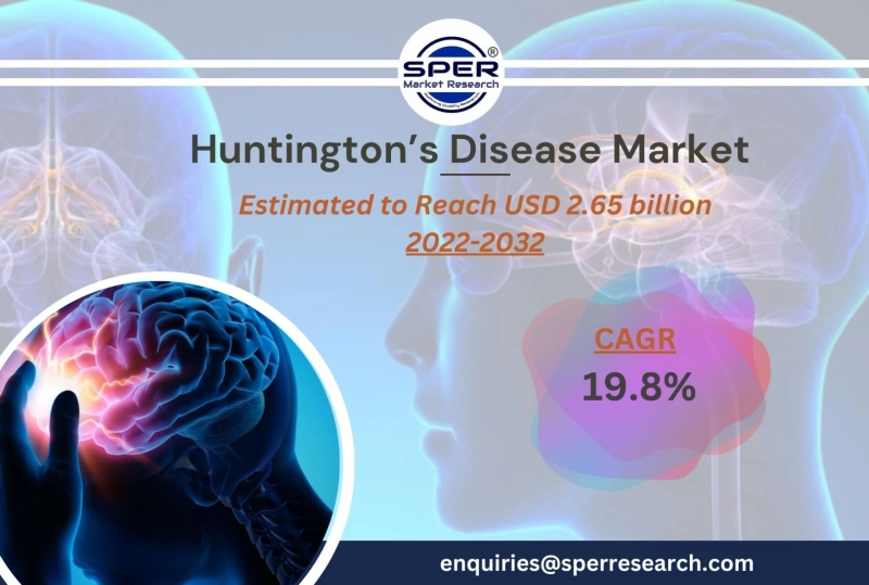 Huntington’s Disease Market Trends, Size, Insights Analysis, Revenue, Future Outlook, Forecast 2022-2032: SPER Market Research