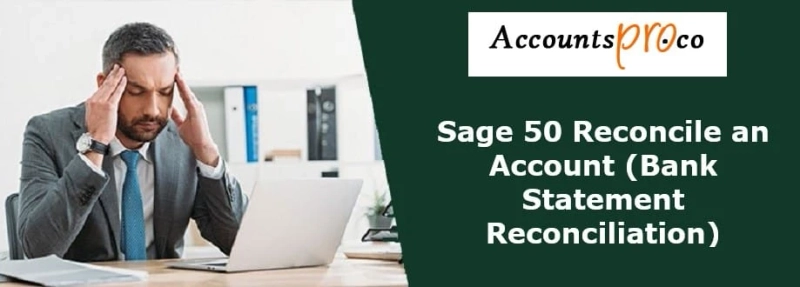 How do you get a bank reconciliation statement in Sage 50?