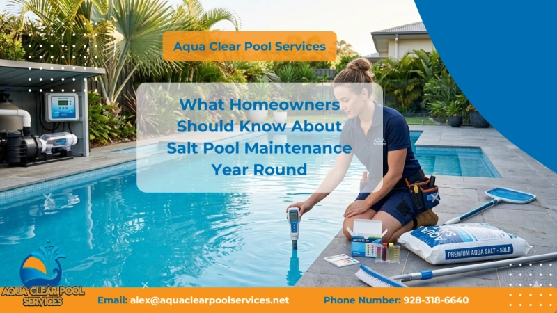 What Homeowners Should Know About Salt Pool Maintenance Year Round