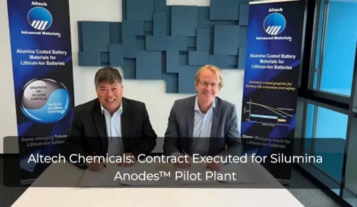 Contract Executed for Silumina Anodes™ Pilot Plant: Altech Chemicals