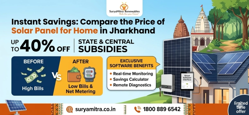 Instant Savings: Compare the Price of Solar Panel for Home in Jharkhand