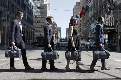 Modern Corporate Client Gift Ideas with our Signature Banker Bags