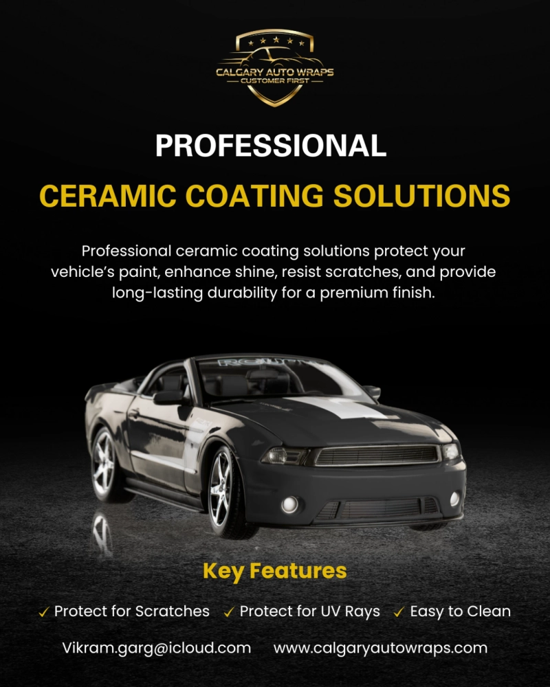Professional ceramic coating solutions  - Calgaryautowraps
