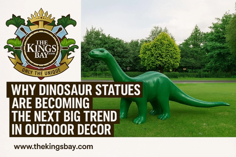 Why Dinosaur Statues Are Becoming the Next Big Trend in Outdoor Decor 