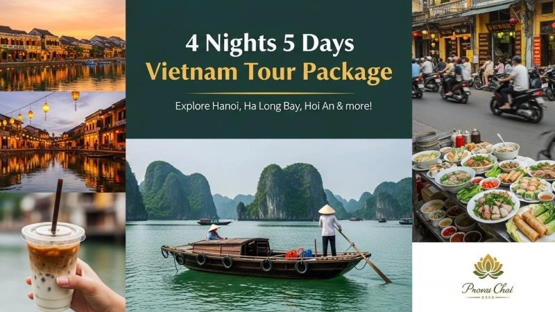 4 Nights 5 Days Vietnam Tour Package: Complete Daily Itinerary