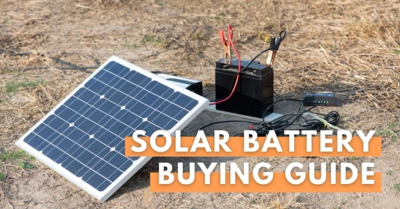 Which is the best battery for solar panel?