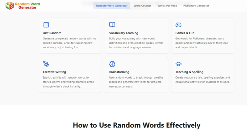 Smart Pictionary Word Generator for Quick Rounds