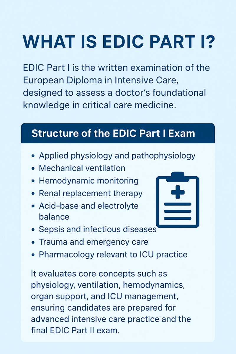 What is EDIC Part I?