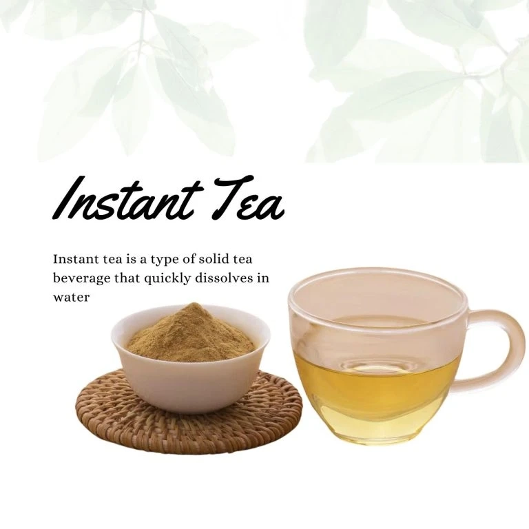 Instant Tea Unveiling the Art and Science Behind