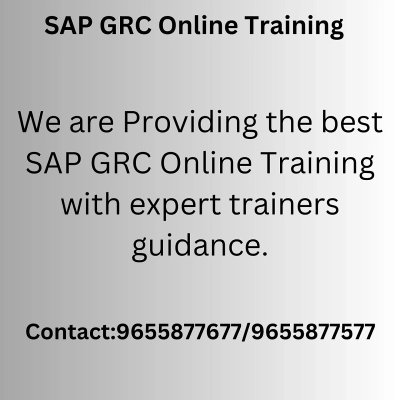 SAP GRC Online Training