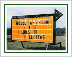 Types of Portable Flashing Arrow Signs