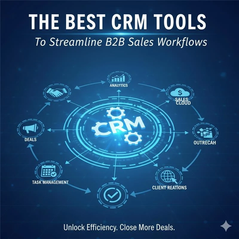 The Best CRM Tools to Streamline B2B Sales Workflows