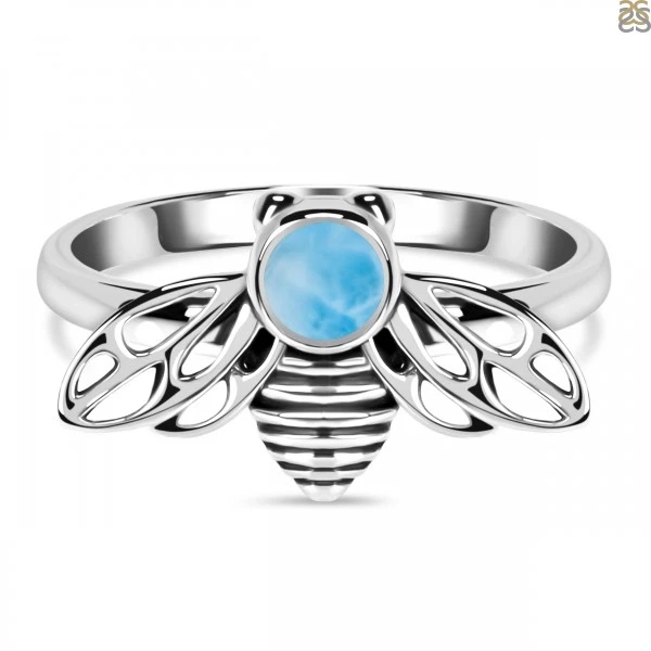 New Design Attractive Larimar Ring For Female