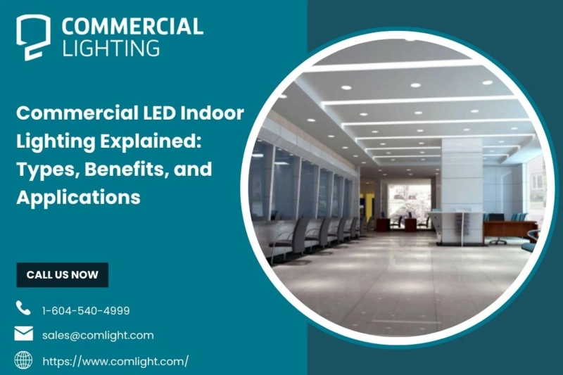 Commercial LED Indoor Lighting Explained: Types, Benefits, and Applications