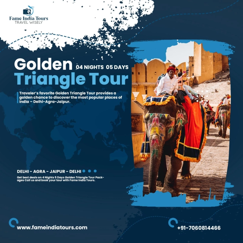 The 5-Day Golden Triangle Tour: Unveiling India's Grandeur with Fame India Tours