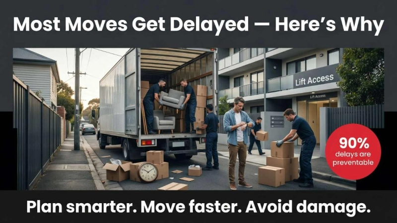 Why Most Melbourne Moves Get Delayed (And How Proper Planning Prevents It)
