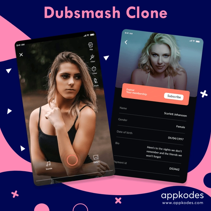 Shine in your online business with a complete and unique dubsmash clone