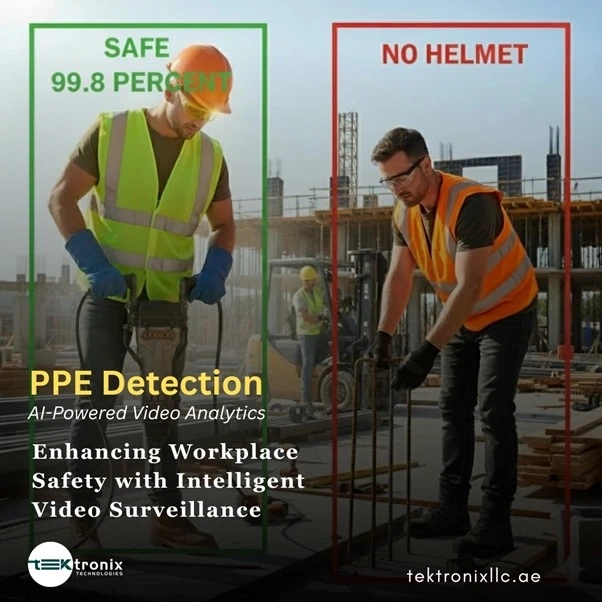 AI Video Analytics Ensures Instant PPE Compliance in UAE Construction Sites