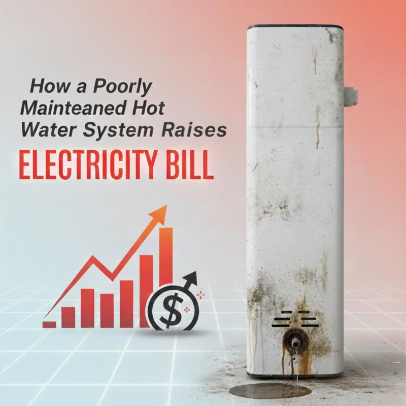 How a Poorly Maintained Hot Water System Raises Your Electricity Bill 