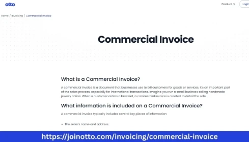 Otto AI makes commercial invoice creation seamless