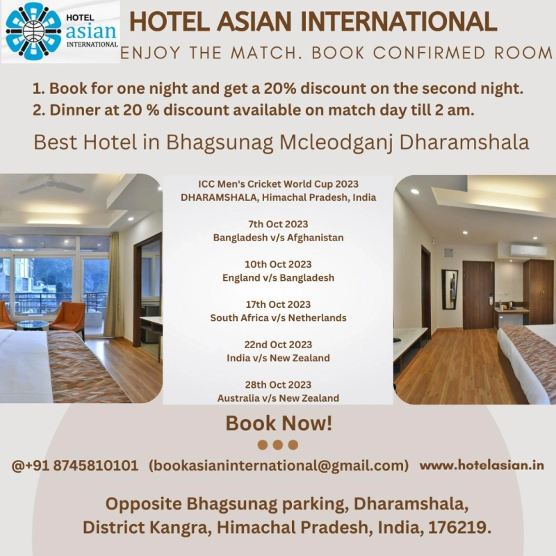 Special Offer For Booking A Hotel on World Cup 2023 Match Day.