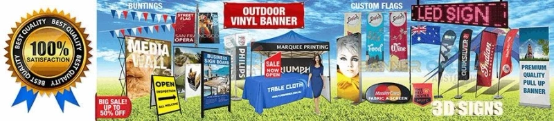 Creative Branding Ideas Using Round Table Cloths, Backdrops & Car Stickers