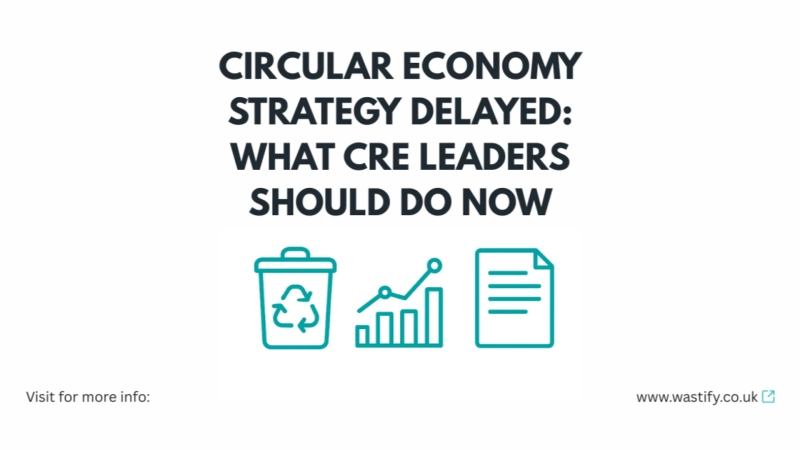 Circular Economy Strategy Delayed: What CRE Leaders Should Do Now