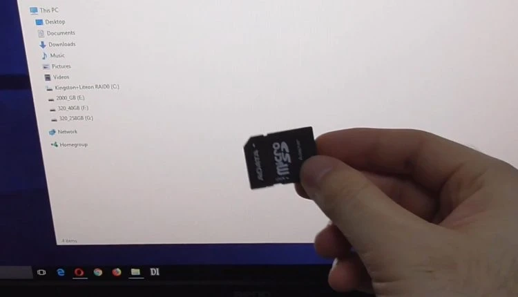 SD Card Not Found or Not Showing on Windows 10